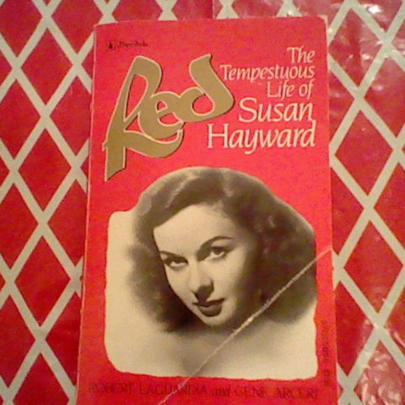 RED Susan Hayward biography Robert LaGuardia Gene Arceri paperback book - Picture 1 of 3